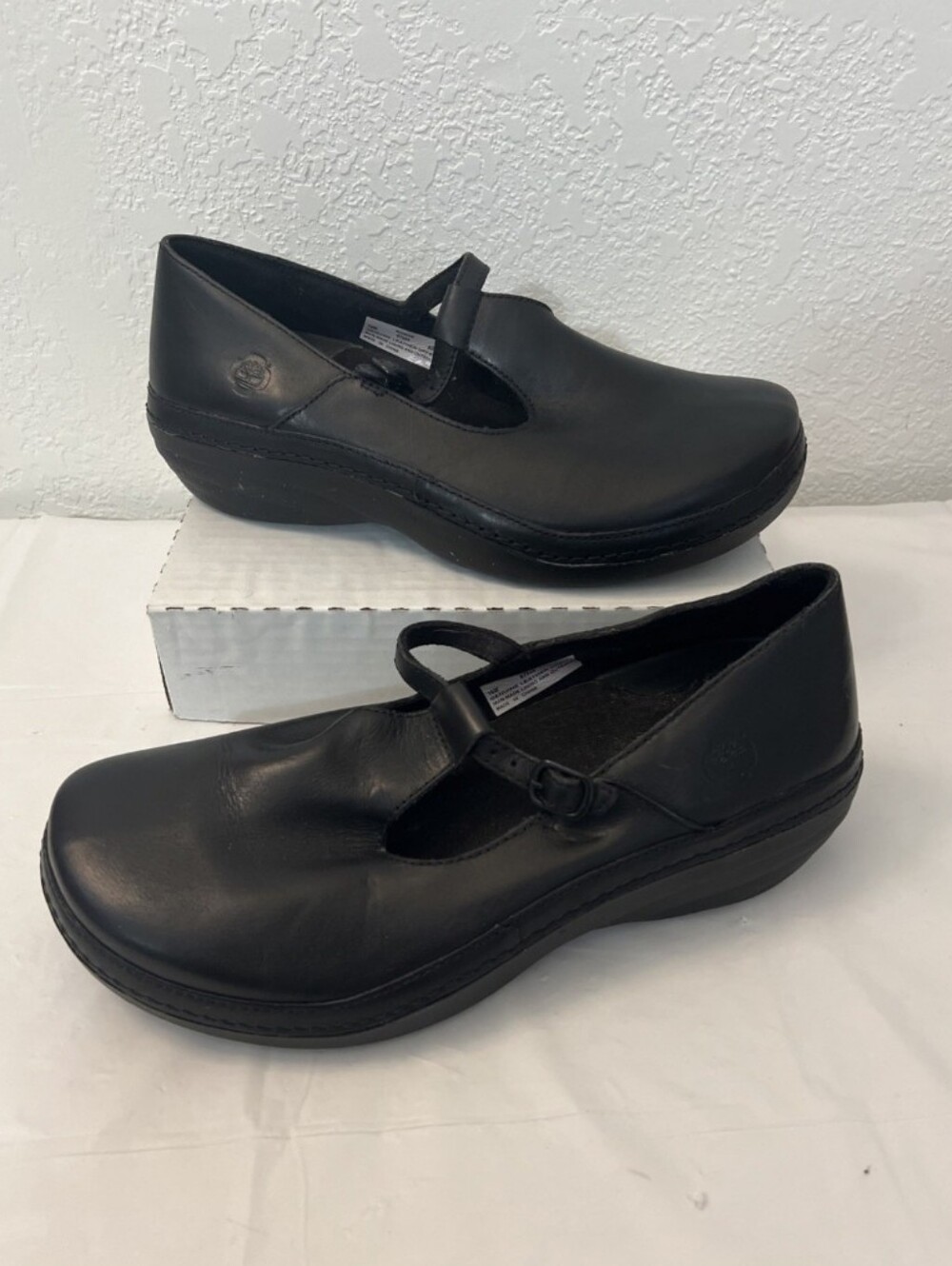 Timberland Pro Renova Strap Black Leather Size 10W Wide Professional 87544